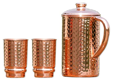 Zap Impex Pure Copper Water Glass Copper Tumbler