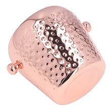 Load image into Gallery viewer, Champagne Bucket Pink Champagne Bucket Copper Plated Capacity Stainless Steel for Pub Bar, Elegant Style Shiny Ice Bucket Rose Gold (Copper Plating)