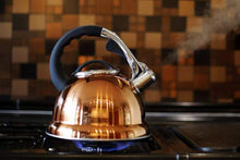 Load image into Gallery viewer, Copper Whistling Kettle