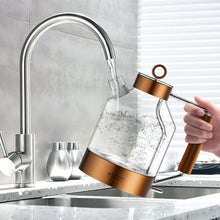 Load image into Gallery viewer, Modern Glass Copper Electric Kettle