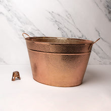 Load image into Gallery viewer, BarCraft Copper Finish Champagne Bucket and Stopper Set