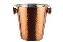 Load image into Gallery viewer, apollo THE HOUSEWARES BRAND Copper Champagne Bucket, Ideal for Prosecco, Wine, Great Gift Idea, Size: 20x25x21cm, Copper