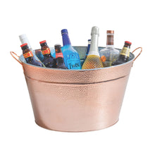 Load image into Gallery viewer, BarCraft Copper Finish Champagne Bucket and Stopper Set