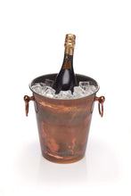 Load image into Gallery viewer, BarCraft BCCHAMIRIDCOP Luxury Stainless Steel Wine / Champagne Cooler Bucket, 24 x 20.5 x 23 cm (9.5" x 8" x 9") - Copper Finish