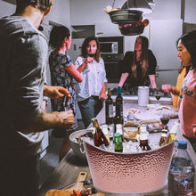 Load image into Gallery viewer, Goklmn 12L Beverage Tub,Stainless Steel Champagne Bucket Large Ice Bucket with Handles,Drink Bucket for Parties Home Bar