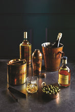 Load image into Gallery viewer, BarCraft BCCHAMIRIDCOP Luxury Stainless Steel Wine / Champagne Cooler Bucket, 24 x 20.5 x 23 cm (9.5" x 8" x 9") - Copper Finish