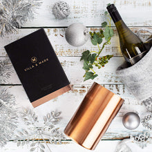 Load image into Gallery viewer, Villa & Marx Wine Chiller - Elegant Champagne Bucket with Premium Box - Insulated Wine Bottle Cooler Without Ice - Double Walled Wine Chiller Bucket, Fits and Cools All Bottles (Copper)