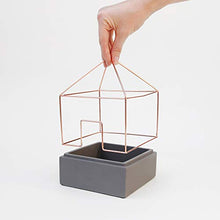 Load image into Gallery viewer, Good Design Works | Copper & Concrete | Plant House