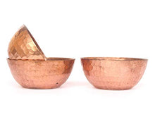 Load image into Gallery viewer, Set Of 3 Copper Candle Dishes | Bowls