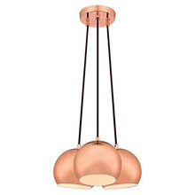 Load image into Gallery viewer, High Gloss Copper Finish | Cluster Pendant | Three Lights