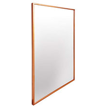 Load image into Gallery viewer, Elegance by Casa Chic – Large Metal Wall Mirror – 70x50 cm rectangle – Electroplated Metal – Rose Gold