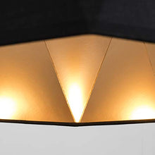 Load image into Gallery viewer, Copper & Black Geometric Pendant Light Shade