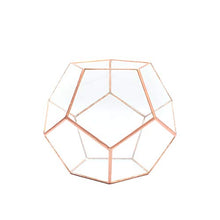 Load image into Gallery viewer, Geometric Copper Plant Pot