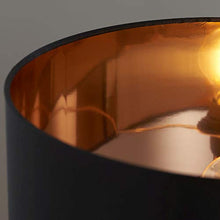 Load image into Gallery viewer, Black & Copper Table Lamp