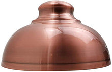 Load image into Gallery viewer, Retro Industrial Style Copper Light Shade | Curvy Metal Lamp Shade