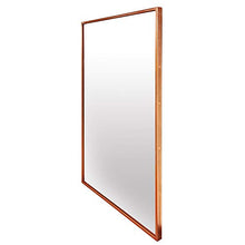 Load image into Gallery viewer, Elegance by Casa Chic – Large Metal Wall Mirror – 70x50 cm rectangle – Electroplated Metal – Rose Gold