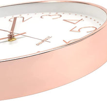 Load image into Gallery viewer, Modern Copper Wall Clock | Rose-Gold