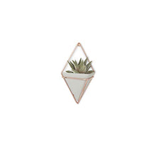 Load image into Gallery viewer, Succulent Wall Hanger Planter | Copper & Ceramic