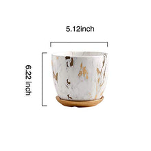 Load image into Gallery viewer, Marbled Copper Plant Pot | Ceramic | Indoor Pot
