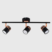 Load image into Gallery viewer, Copper & Black Ceiling Track Light