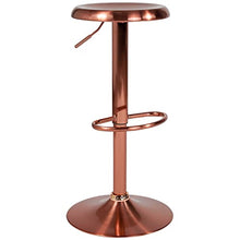 Load image into Gallery viewer, Copper, Rose-Gold | Adjustable Bar Stool | Retro | Flash Furniture