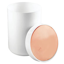 Load image into Gallery viewer, Modern Bathroom Bin | White & Copper