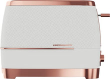 Load image into Gallery viewer, White & Copper Toaster | Beko
