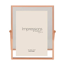 Load image into Gallery viewer, Floating Photo Frame | Copper Finish | 4" x 6" | Impressions