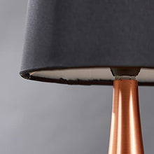 Load image into Gallery viewer, Copper & Black Table Lamp