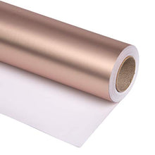 Load image into Gallery viewer, Copper Rose Gold Gift Wrapping Paper Roll | 76 cm X 10 m per Roll