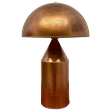 Load image into Gallery viewer, Copper Table Lamp | Mushroom Style