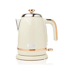 Load image into Gallery viewer, Cream & Copper Electric Kettle | 3000W | 1.7 Litre | Haden Salcombe