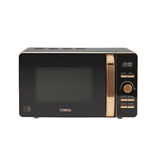 Load image into Gallery viewer, Tower | T24021 | Black & Copper Microwave