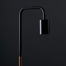 Load image into Gallery viewer, Copper, Marble & Black Table Lamp
