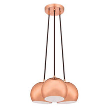 Load image into Gallery viewer, High Gloss Copper Cluster Pendant