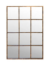 Load image into Gallery viewer, Copper Window Wall Mirror | Antic | Casa Chic | 90x60 cm | Rectangle | Antic By Casa Chic