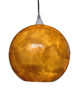 Load image into Gallery viewer, 20cm Copper Capiz Shell Ball Lamp Shade Bedroom Light Shade