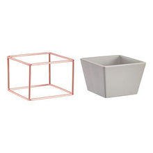 Load image into Gallery viewer, Copper Geometric Planters | 2 Pack