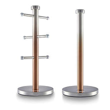 Load image into Gallery viewer, Set Of 2 | Copper Kitchen Roll Holder & Copper Mug Tree