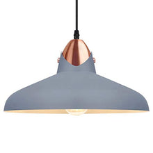 Load image into Gallery viewer, Copper & Grey Pendant Light