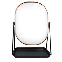 Load image into Gallery viewer, Copper Vanity Mirror With Stand
