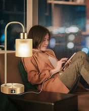 Load image into Gallery viewer, Copper Gold Table Lamp | Bedside