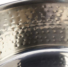Load image into Gallery viewer, Copper & Steel Hammered Pet Bowl