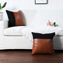 Load image into Gallery viewer, Boho Style Copper & Black Cushion Covers