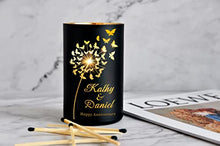 Load image into Gallery viewer, Wedding Anniversary Gift | Personalised Candle | Copper & Black