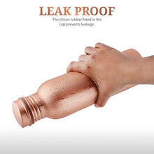 Load image into Gallery viewer, Leak Proof Copper Water Bottle | Health Benefits
