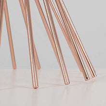 Load image into Gallery viewer, Copper & Pink Table Lamp