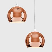 Load image into Gallery viewer, Copper Circular Ceiling Light | Retro Style