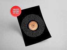 Load image into Gallery viewer, Song Lyric Print | A3 Print | Copper Wedding Anniversary Present