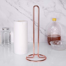 Load image into Gallery viewer, Shiny Copper Kitchen Roll Holder